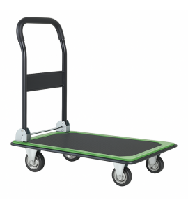 Carrinho De Carga Dobravel Plataforma 150kg Aço Roda Maciça Brazil Home Living